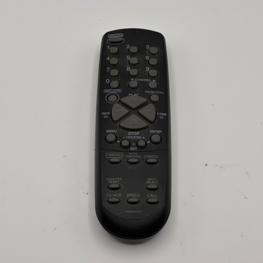 Magnavox Remote Control Unisex OS Black 076N0EA010 VCR TV Controller
